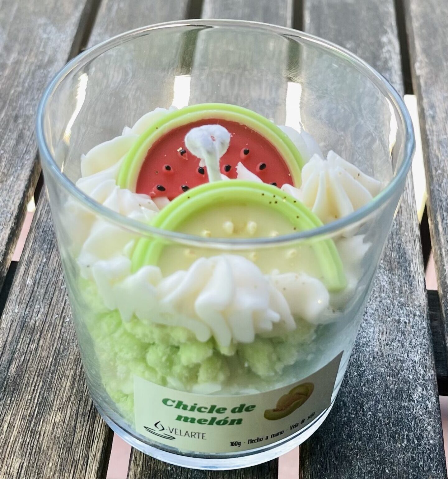 Vela chicle de melón